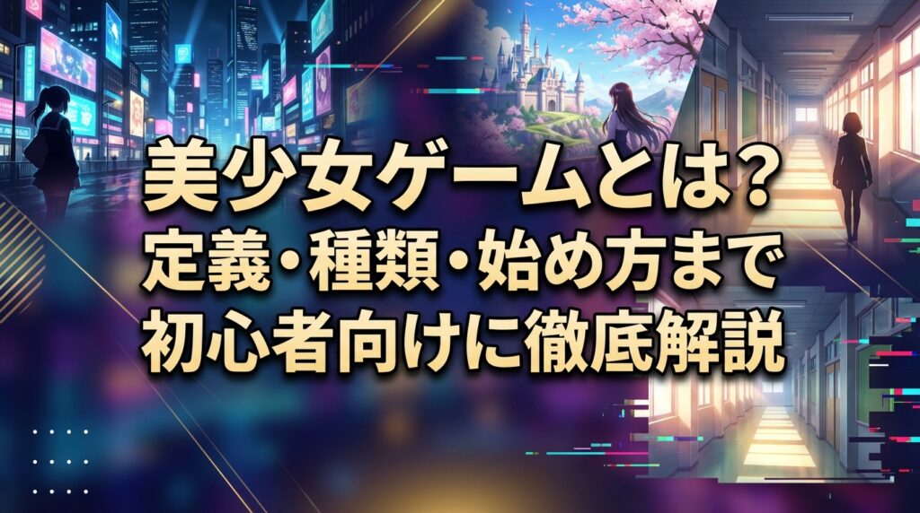 美少女ゲームとは？定義・種類・始め方まで初心者向けに徹底解説