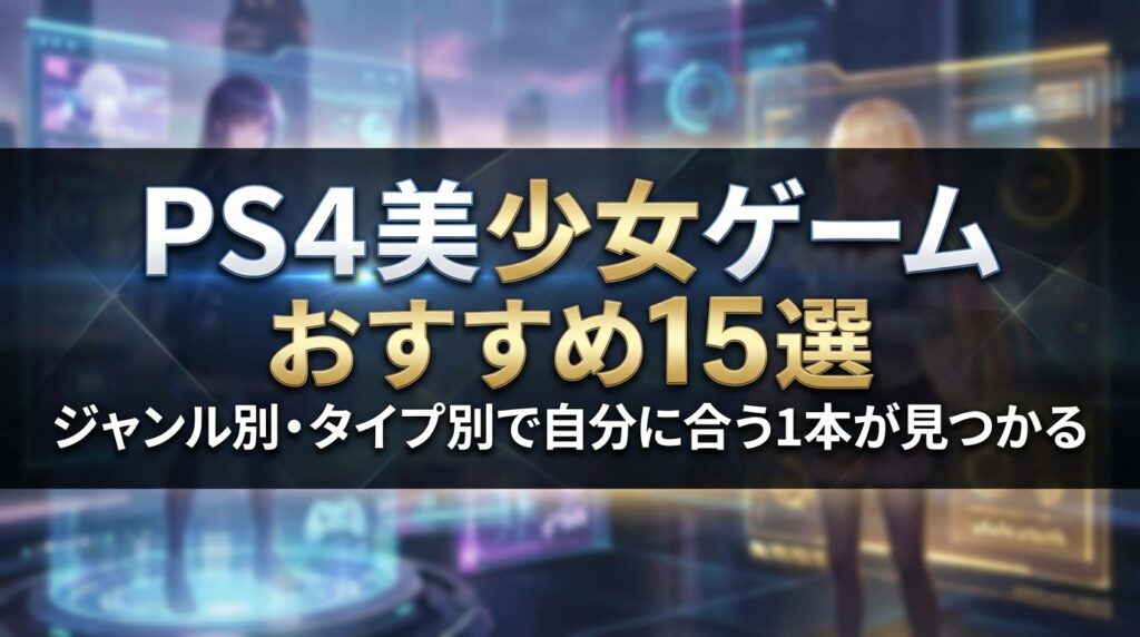 PS4美少女ゲームおすすめ15選｜ジャンル別・タイプ別で自分に合う1本が見つかる