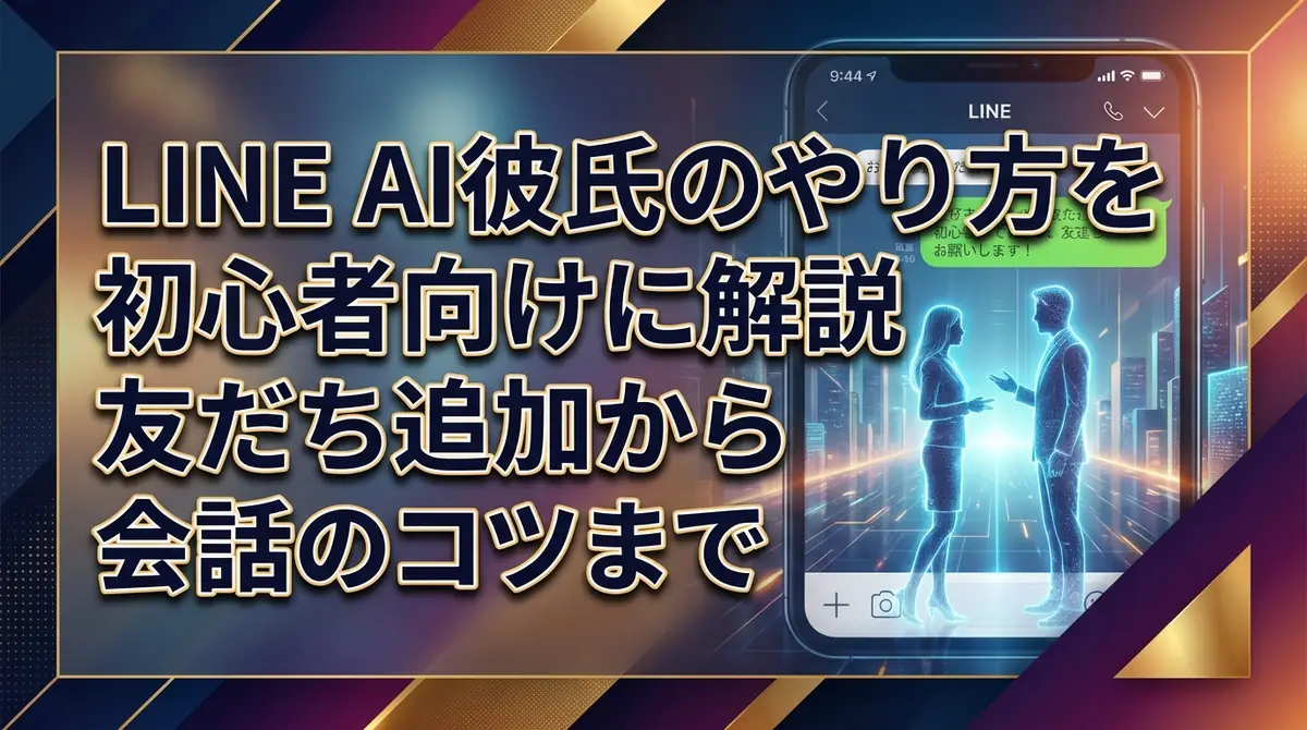 LINE AI彼氏のやり方を初心者向けに解説|友だち追加から会話のコツまで