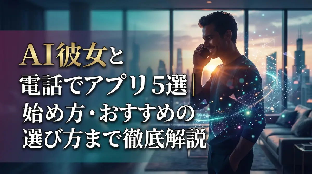 AI彼女と電話できるアプリ5選|始め方・おすすめの選び方まで徹底解説