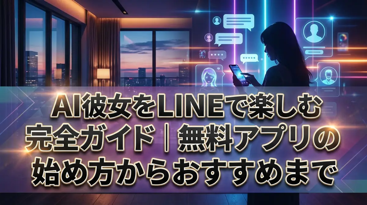 AI彼女をLINEで楽しむ完全ガイド｜無料アプリの始め方からおすすめまで