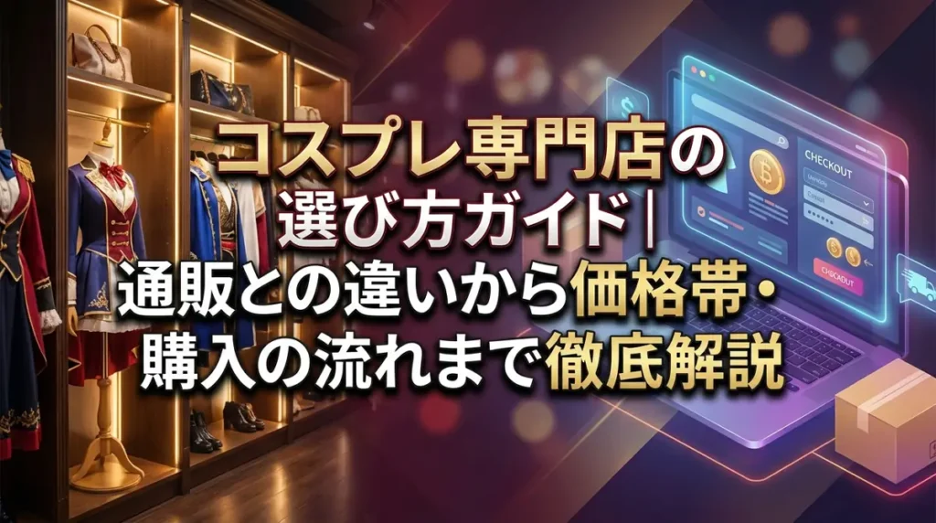コスプレ専門店の選び方ガイド｜通販との違いから価格帯・購入の流れまで徹底解説
