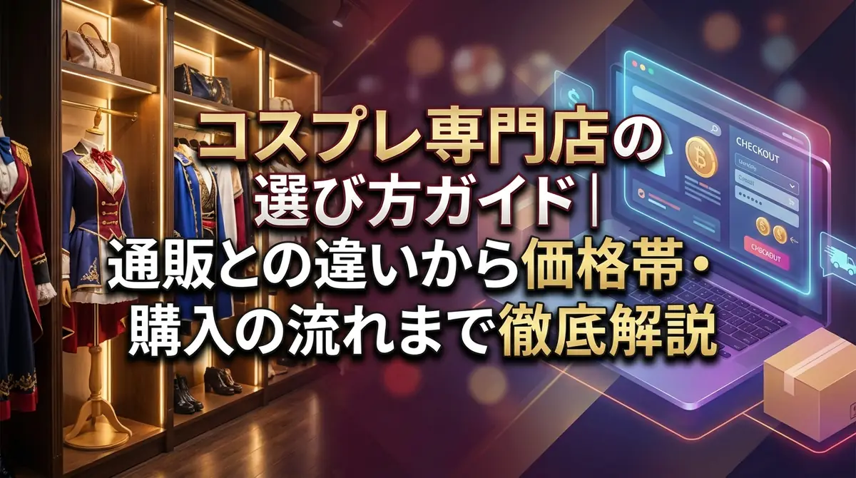 コスプレ専門店の選び方ガイド|通販との違いから価格帯・購入の流れまで徹底解説